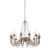 V1044-7/12 Подвесная люстра Vitaluce V1044-7/12 (220V, ковка, на цепи, свеча)