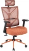 CHAIRMAN CH566 Компьютерное кресло CHAIRMAN CH566 (Пластик,Ткань,Сетка/Оранжевый)