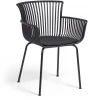 097771 Стул уличный La Forma (ex Julia Grup) Surpika (Черный/ Полипропилен,Металл,Пластик)
