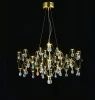 MR2653-57P-50CD Подвесная люстра светодиодная с пультом и хрустальными подвесками K9 MyFar Ileria MR2653-57P-50СD