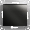 GSL000711 Выключатель встраиваемый одноклавишный (антрацит) Systeme Electric Glossa GSL000711