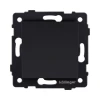 REA-S-001BM Выключатель 1-клавишный 10А/250В черный матовый Kollinger REA-S-001BM для Aspekt, Eleganz, Reflex