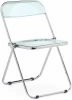 15748 Пластиковый стул Woodville Fold складной clear gray-blue