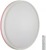 7708/EL Настенно-потолочный светильник Sonex Kezo Pink 7708/EL пластик/розовый LED 70Вт 3000-6000К D500 IP43 пульт ДУ (220V, круглые)
