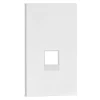 AW07M2 Интернет RG-45/RG11 накладка 2 модульная белый матовый Meiton AW07M2