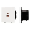 054316(1) Розетка тип A+C софт-тач белый кварц ARL NOBE USB SCT-MUAC-SFPL-FC-WH (65W, QC3) (Arlight,) 054316(1)