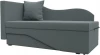 125839L Кушетка Гармония левая (Серый/Рогожка) Лига Диванов арт.125839L