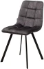 629M04868 Стул CHILLI SQUARE VT5001-3 античный серый, велюр без "пальчиковый"/ черный каркас M-City 629M04868