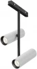 TR005-4-2X12W-DS-BW Трековый светильник магнитный 48V Maytoni Elti Duo TR005-4-2X12W-DS-BW (LED, круглые)