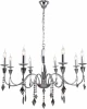 1053/09/08P Подвесная люстра Grace 1053/09/08P (220V, хрусталь, подвески, на цепи, подсвечник, свеча)