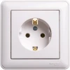 RS16-154-18 Розетка встраиваемая с заземлением (белый) Systeme Electric W59 RS16-154-18