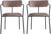 FR 0548P Комплект из 2-х стульев Bradexhome Ant латте