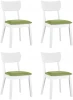УТ000025092 Стул обеденный Stool Group TOMAS WHITE салатовый (комплект 4 шт.)