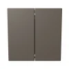 FD3014PTM Выключатель двухклавишный перекрестный (тауп soft touch) Jasmart FD FD3014PTM