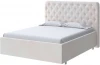 2022590 PROxSON Кровать Classic Large (Ткань: Велюр Teddy Жемчужный) 90x190