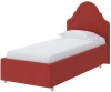 1915656 PROxSON Кровать Эльза (Ткань: Велюр Forest 13 Красный) 90x190