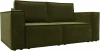121880 Диван прямой Куба мини (Зеленый/Микровельвет) Лига Диванов арт.121880