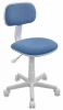 CH-W201NX/26-24 Кресло детское Бюрократ CH-W201NX голубой 26-24 крестовина пластик пластик белый