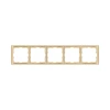 EC5GD Рамка 5-постовая золотой Kollinger Eclipse EC5GD