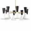 144399-22 Подвесная люстра Cairo Chandelier 8 Arm Black And White ImperiumLoft 144399-22 (144399-22)