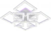 10287/8LED BL Потолочная люстра светодиодная Escada Aquarius 10287/8LED BL 125Вт, с ПДУ, металл/акрил, белый/прозрачный (220V)