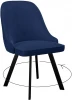 00-00062905 Стул 266 поворотный, К17 синий, ножки черные Dikline 00-00062905