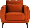 342554 Кресло Amsterdam ОГОГО (арт.342554), (Ткань/Оранжевый)