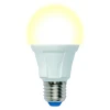 LED-A60 16W/3000K/E27/FR PLP01WH картон Лампочка светодиодная шар белая E27 16W 3000K Uniel LED-A60 16W/3000K/E27/FR PLP01WH