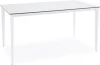 RC3050-180-90-A white "Малага" обеденный стол из HPL 140х80см, цвет молочный, каркас белый 4SIS арт.УТ-00006567