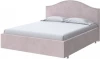 2022426 PROxSON Кровать Classic (Ткань: Велюр Teddy Лунный) 90x200