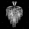 70024-3+1C CHROME Люстра потолочная хрустальная Natali Kovaltseva Nice, 4 лампы, хром с прозрачным