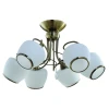 802/6PF-Oldbronze Потолочная люстра IDLamp 802 802/6PF-Oldbronze