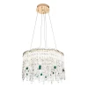 ML.2317.500 GD Подвесная люстра светодиодная хрустальная с регулировкой цветовой температуры Modelux MODELUX ML.2317.500 GD