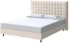 2017048 PROxSON Кровать Tallinn Boxspring Standart (Ткань: Велюр Casa Сахарный) 160x200
