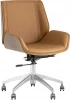 УТ000035609 Кресло офисное TopChairs Crown NEW, коричневое УЦЕНКА УТ000035609