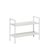 4687207095747 Стеллаж Leset Стилвуд 22 широкий, 2 полки 4687207095747 Металл, Белый