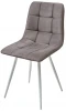 461MC04567 Стул UNO 25 ГРАФИТ #14, велюр / БЕЛЫЙ