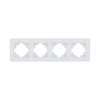 EA4WH Рамка 4-постовая белый Kollinger Eleganz Acryl EA4WH