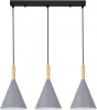 SLE1255-413-03 Светильник подвесной Evoluce Arket SLE1255-413-03 Черный/Серый E27 3*40W (220V, на проводе)