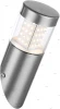 34014W Светильник настенный уличный светодиодный Globo Devian, 1 плафон, никель, прозрачный