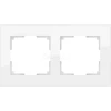 WL01-Frame-02 Рамка на 2 поста Werkel Favorit, белый