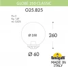 G25.B25.000.VZF1R Уличный консольный светильник Fumagalli GLOBE 250 G25.B25.000.VZF1R