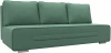 123377 Диван прямой Приам (Зеленый/Рогожка) Лига Диванов арт.123377