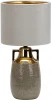 10201/L Beige Настольная лампа Escada Athena 10201/L Beige 1х40Вт Е27, металл/ткань, бежевый/белый/золото