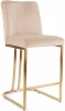 BC-3024casa Стул барный Пресли BC-3024, бежевый/матовое золото IST-CASA