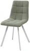 UDC8025UF86011BWH Стул CHILLI SQUARE UF860-11B мятный, ткань/ белый каркас
