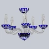 1309/5/165 Ni Cl/Clear-Blue/H-1H Подвесная люстра Bohemia 1309 1309/5/165 Ni Cl/Clear-Blue/H-1H