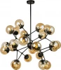 AM258-24 Потолочная люстра на штанге AM Group AM258 AM258-24 (220V, шар, молекулы)