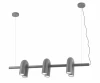 08465-3A,16(GU10) Подвесной светильник Kink Light Канти 08465-3A,16(GU10) серый GU10 30W