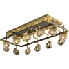 09 2012 0313 12 gold + dark chrome Потолочная люстра N-Light 92012 09 2012 0313 12 gold + dark chrome